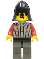 LEGO Fright Knights - Knight 2, Black Neck-Protector minifigure