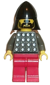 LEGO Fright Knights - Knight 3, Red Legs, Black Neck-Protector minifigure