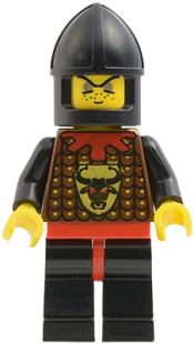 LEGO Knights Kingdom I - Robber 2, Black Chin-Guard minifigure