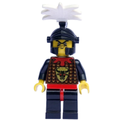 LEGO Knights Kingdom I - Robber 2, Black Dragon Helmet minifigure