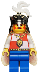LEGO Royal Knights - King, with cape and blue legs minifigure