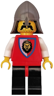 LEGO Royal Knights - Knight 4, Dark Gray Neck-Protector minifigure