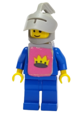 LEGO Classic - Yellow Castle Knight Blue Cavalry - with Vest Stickers minifigure