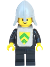 LEGO Classic - Yellow Castle Knight Black - with Vest Stickers minifigure