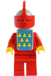 LEGO Classic - Yellow Castle Knight Red Cavalry - with Vest Stickers minifigure