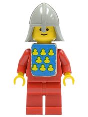 LEGO Classic - Yellow Castle Knight Red - with Vest Stickers minifigure