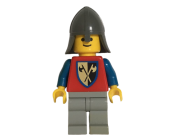 LEGO Crusader Axe - Light Gray Legs, Dark Gray Neck-Protector minifigure