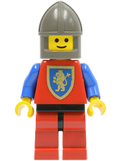 LEGO Crusader Lion - Red Legs with Black Hips, Dark Gray Chin-Guard minifigure