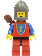 LEGO Crusader Lion - Red Legs with Black Hips, Dark Gray Chin-Guard, Quiver minifigure