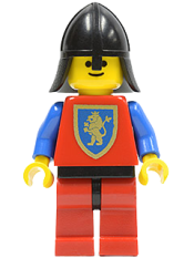 LEGO Crusader Lion - Red Legs with Black Hips, Black Neck-Protector minifigure