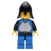 LEGO Breastplate - Blue with Black Arms, Blue Legs with Black Hips, Black Neck-Protector minifigure