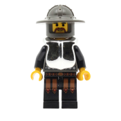 LEGO Knights Kingdom I - Helmet and Chrome Silver Armor minifigure