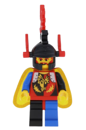 LEGO Dragon Knights - Dragon Master, Red Plumes, Dragon Cape minifigure
