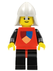 LEGO Classic - Knights Tournament Knight Red, Black Legs with Red Hips minifigure