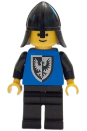 LEGO Black Falcon - Black Legs, Black Neck-Protector, Shield Bottom Pointed minifigure