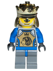 LEGO Knights Kingdom II - King Mathias with Blue Arms minifigure