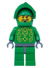 LEGO Knights Kingdom II - Rascus without Armor, Printed Torso minifigure