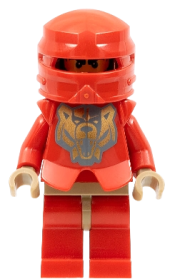 LEGO Knights Kingdom II - Santis with Gold Pattern Armor, Dark Tan Hands minifigure