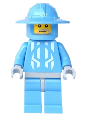 LEGO Knights Kingdom II - Jayko Printed Torso, Broad Brim Helmet, Elderly Face (Chess Pawn) minifigure