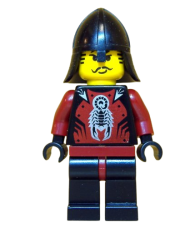 LEGO Knights Kingdom II - Shadow Knight Vladek, Black Neck-Protector minifigure