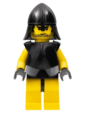 LEGO Knights Kingdom II - Rogue Knight 3 (Yellow Legs, Black Breastplate, Black Neck-Protector) minifigure