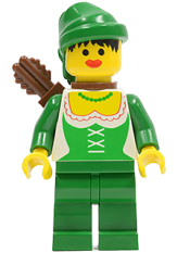 LEGO Forestwoman - Original with Quiver minifigure