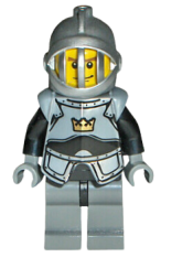 LEGO Fantasy Era - Crown Knight Plain with Breastplate, Grille Helmet, Vertical Cheek Lines minifigure