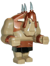 LEGO Fantasy Era - Troll, Dark Tan with Copper Armor minifigure