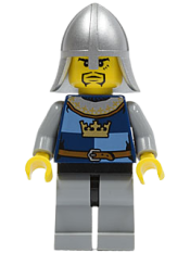 LEGO Fantasy Era - Crown Knight Quarters, Helmet with Neck Protector, 3 Spots under Left Eye minifigure