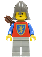 LEGO Crusader Lion - Light Gray Legs, Dark Gray Neck-Protector, Quiver minifigure