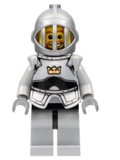 LEGO Fantasy Era - Crown Knight Plain with Breastplate, Grille Helmet, Beard Around Mouth minifigure