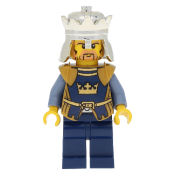 LEGO Fantasy Era - Crown King, No Cape minifigure