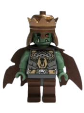 LEGO Fantasy Era - Troll King with Copper Crown minifigure