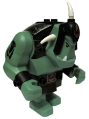 LEGO Fantasy Era - Troll, Sand Green with Black Armor minifigure