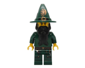 LEGO Kingdoms - Dark Green Wizard minifigure