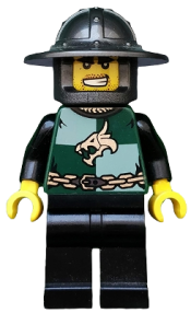 LEGO Kingdoms - Dragon Knight Quarters, Helmet with Broad Brim, Bared Teeth minifigure