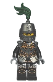 LEGO Kingdoms - Dragon Knight Armor with Chain, Helmet Closed, Bared Teeth minifigure