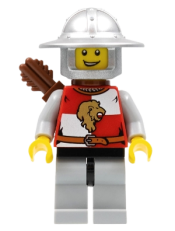 LEGO Kingdoms - Lion Knight Quarters, Helmet with Broad Brim, Quiver, Open Grin minifigure