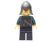 LEGO Kingdoms - Dragon Knight Scale Mail with Chain and Belt, Helmet with Neck Protector, Bared Teeth minifigure