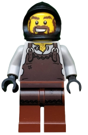 LEGO Kingdoms - Blacksmith with Dark Brown Apron minifigure