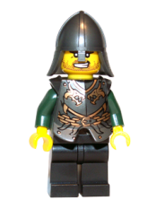 LEGO Kingdoms - Dragon Knight Armor with Chain, Helmet with Neck Protector (Chess Bishop) minifigure