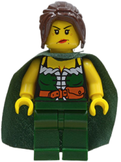 LEGO Kingdoms - Dark Green Chess Queen minifigure