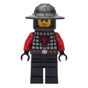 LEGO Castle - Dragon Knight Scale Mail with Dragon Shield, Helmet with Broad Brim minifigure