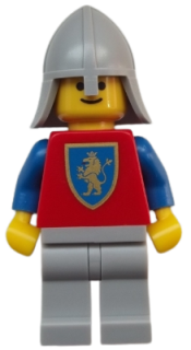LEGO Crusader Lion - Light Bluish Gray Legs, Light Bluish Gray Neck-Protector (Reissue) minifigure