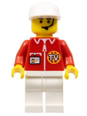 LEGO Cameraman 2 with TV logo minifigure