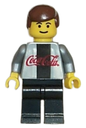 LEGO Soccer Player Coca-Cola Secret Player B - Silver minifigure