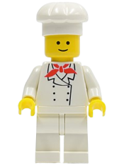 LEGO Chef - White Legs, Standard Grin minifigure