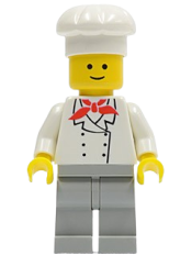 LEGO Chef - Light Gray Legs, Standard Grin minifigure