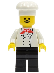 LEGO Chef - Black Legs, Moustache (Vintage) minifigure
