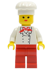 LEGO Chef - Red Legs, Female minifigure